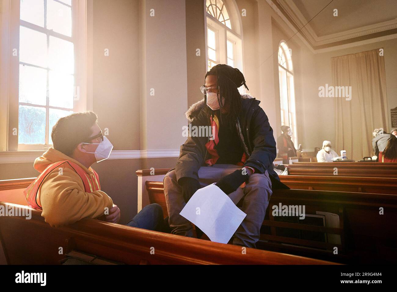 THEY CLONED TYRONE, from left: writer Tony Rettenmaier, director Juel