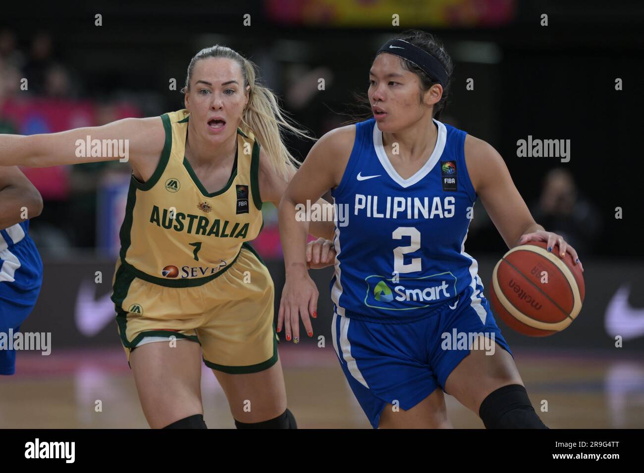 Sydney, Australia. 26th June, 2023. Tess Madgen (L) of Australia Women