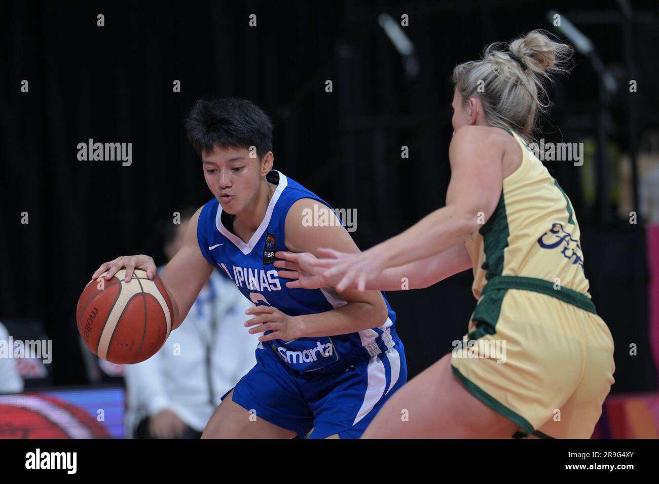 Sydney, Australia. 26th June, 2023. Afril Bernardino (L) of the