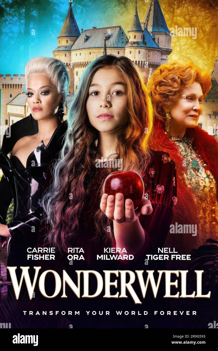 WONDERWELL, poster, from left: Rita Ora, Kiera Milward, Carrie Fisher ...