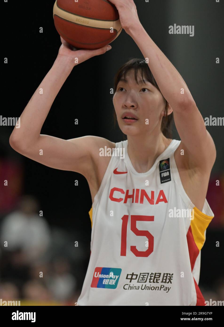 Sydney, Australia. 26th June, 2023. Han Xuf of China Women Basketball