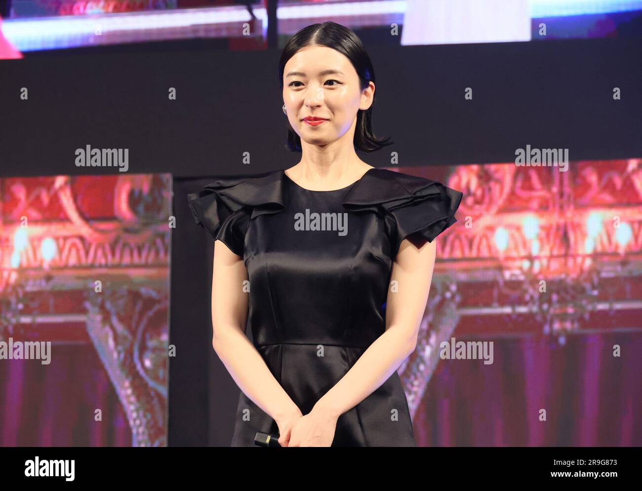 Tokyo, Japan. 26th June, 2023. Japanese actress Yui Narumi attends the ...