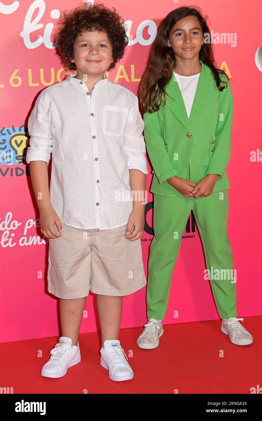 Rome, Italy. 26th June, 2023. Francesco Quezada (L) and Aurora Menenti