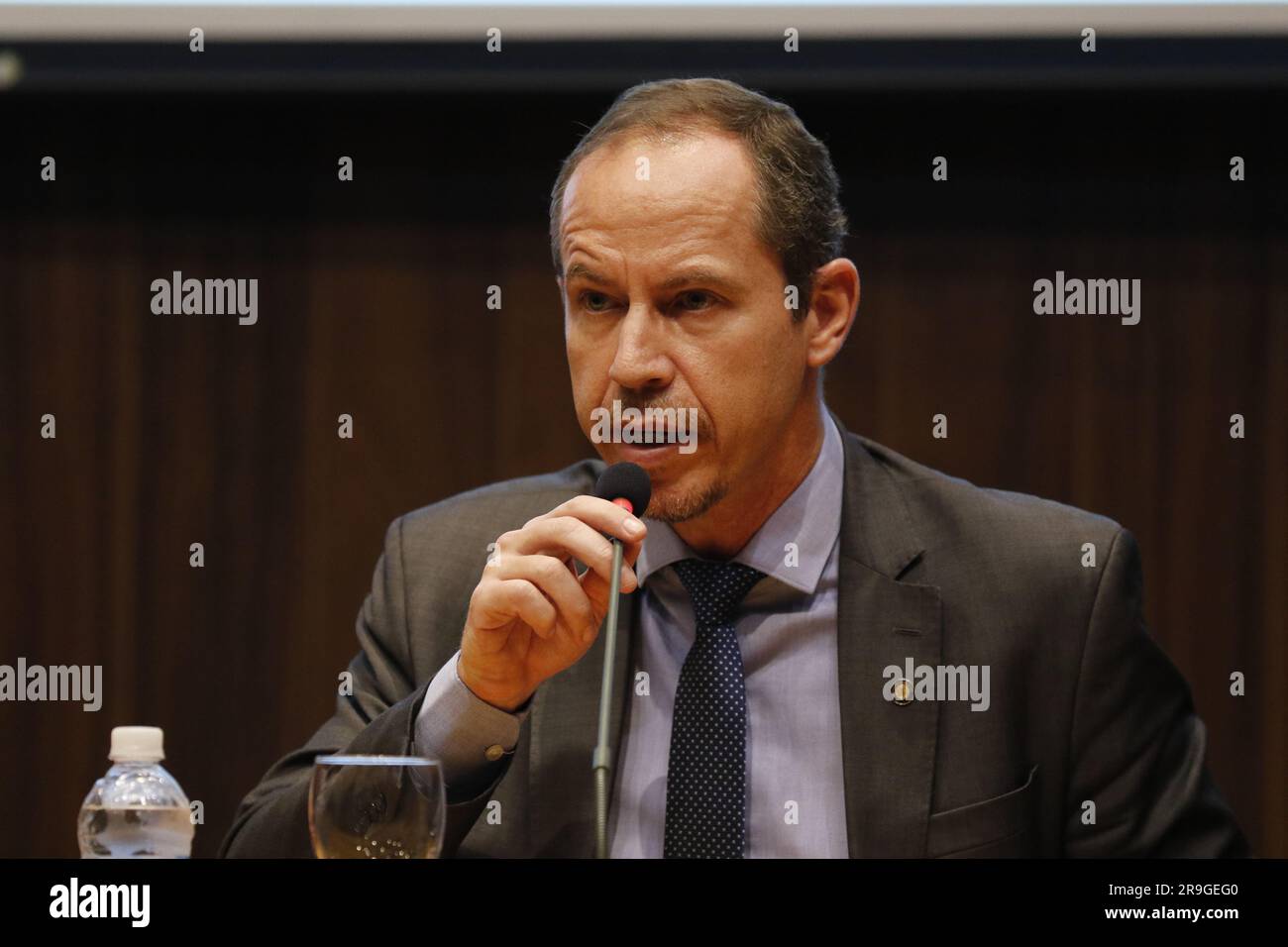 Portrait of Ricardo Cappelli the brazilian Executive Secretary to the  Ministry of Justice and Public Security Stock Photo - Alamy