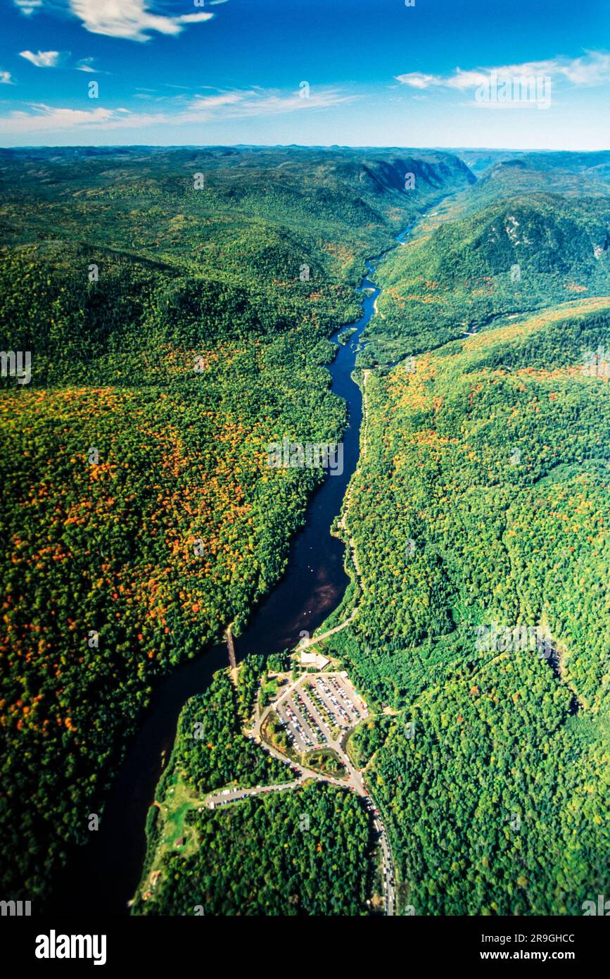 Aerial image of JacquesCartier National Park, Quebec, Canada Stock Photo Alamy