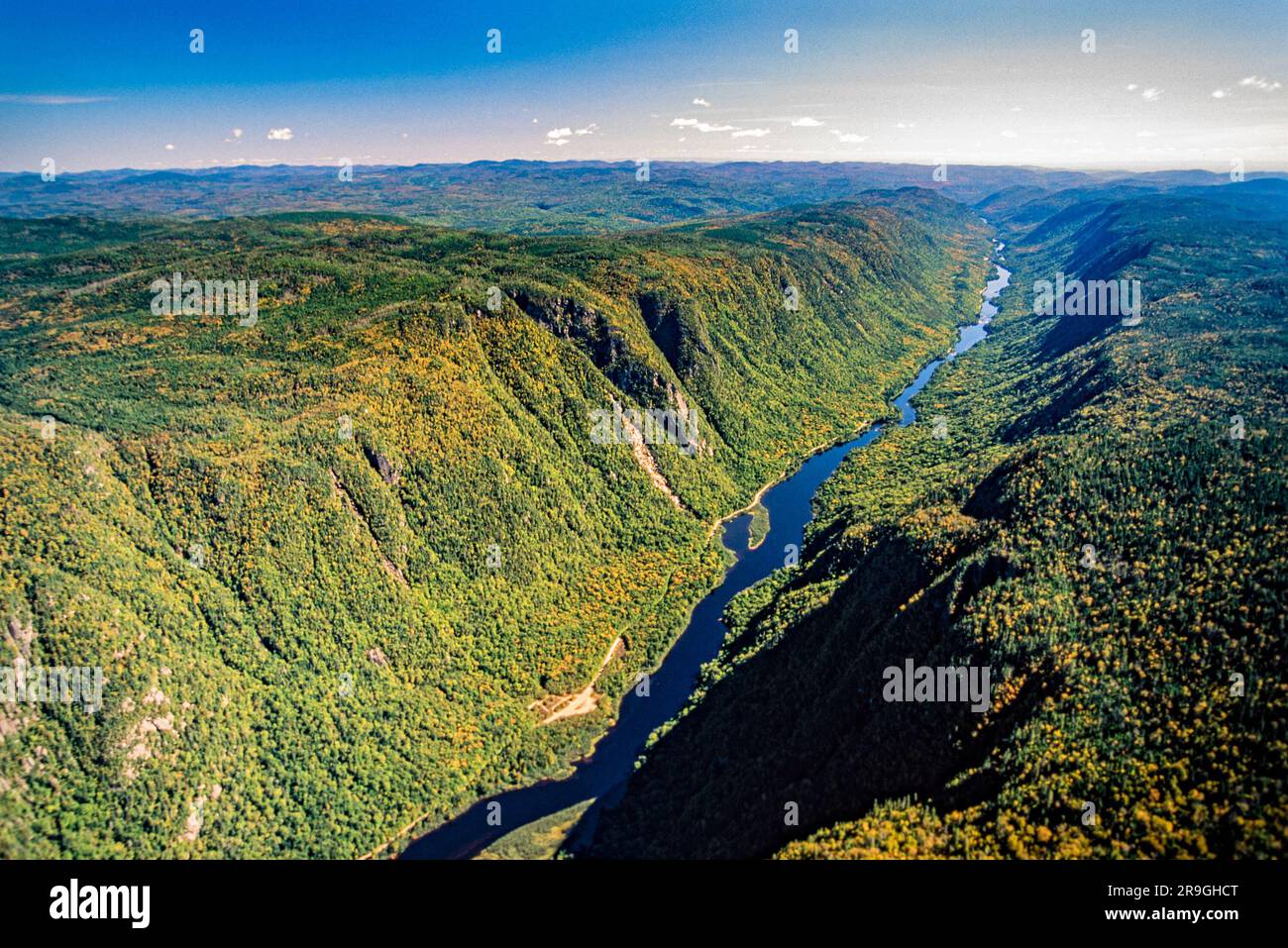 Aerial image of JacquesCartier National Park, Quebec, Canada Stock Photo Alamy