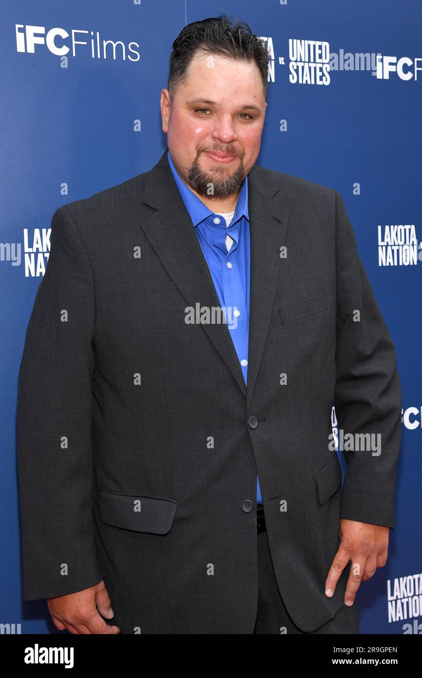 New York, USA. 26th June, 2023. Jesse Short Bull attending 'Lakota ...