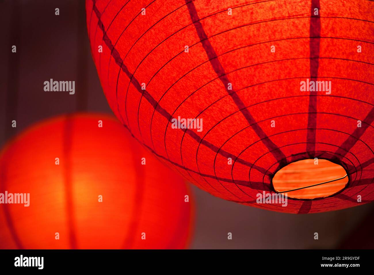 Lanterns cafe Chinatown Los Angeles CA H Stock Photo Alamy