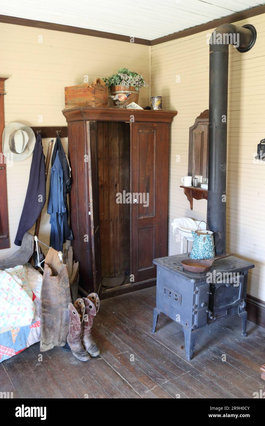 1800s bedroom Stock Photo