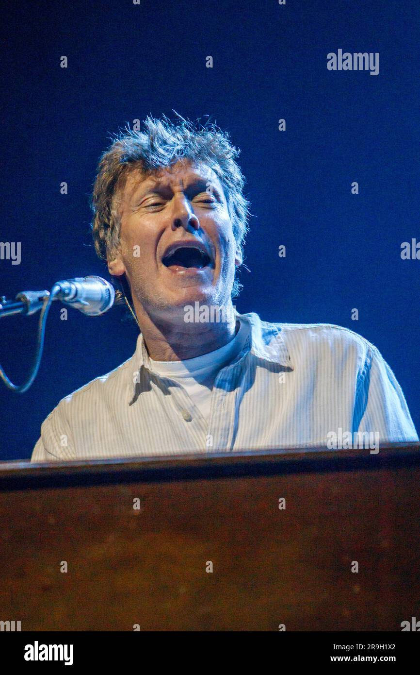 Legendary British vocalist Steve Winwood performs live in concert
