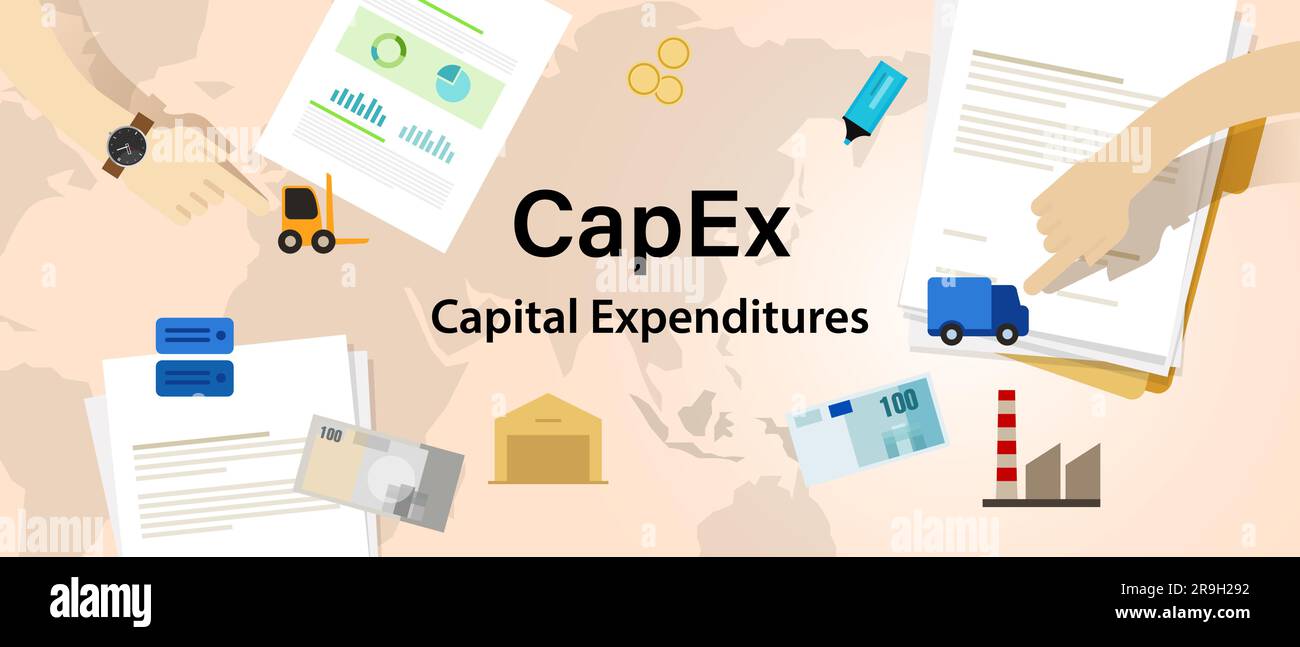 Capex Capital expenditures expenses cost of corporate company Stock