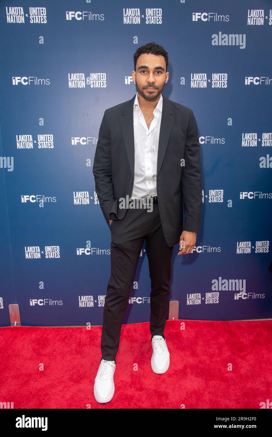 NEW YORK, NEW YORK - JUNE 26: Austin Scott attends the premiere of ...