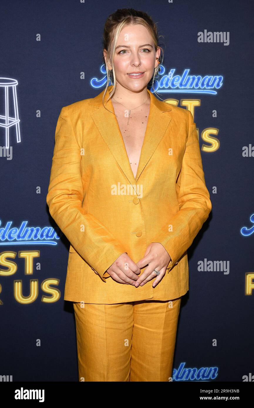 New York, USA. 26th June, 2023. Helene Yorke attends the 'Just For Us' Broadway Opening Night at Hudson Theatre, New York, NY, June 26, 2023(Photo by Anthony Behar/Sipa USA) Credit: Sipa USA/Alamy Live News Stock Photo