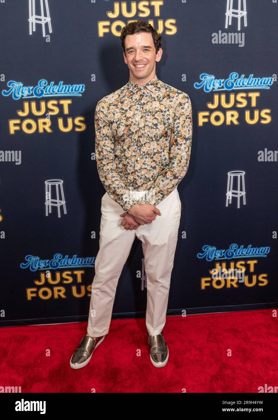 Michael Urie attends 'Just For Us' Broadway Opening Night at Hudson Theatre in New York on June 26, 2023 Stock Photo