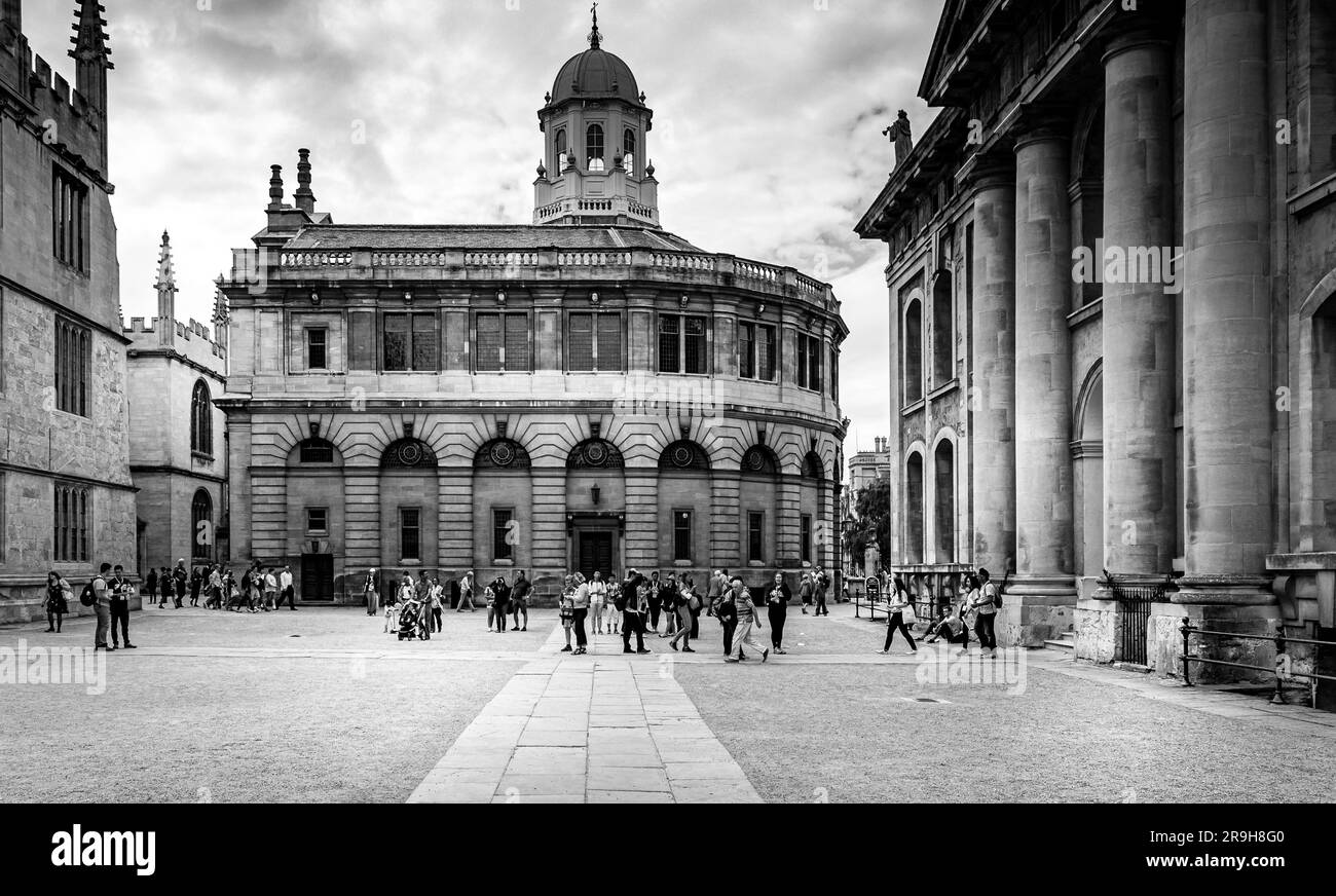 Clarendon quadrangle Black and White Stock Photos & Images Alamy
