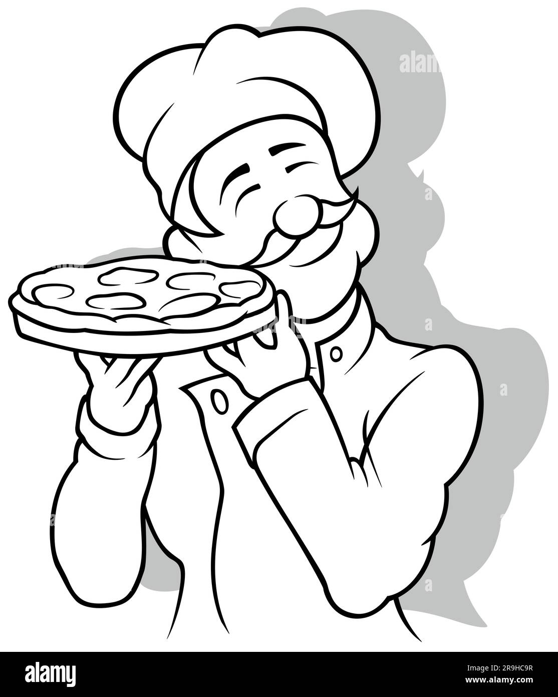 Chef hat clipart Black and White Stock Photos & Images Alamy