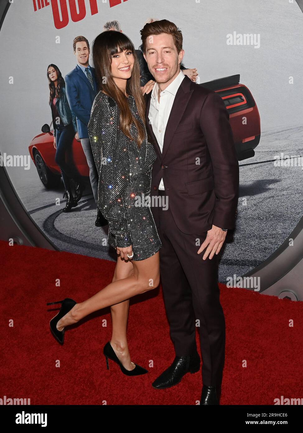 June 26, 2023, Los Angeles, California, United States: Nina Dobrev and Shaun  White attend the Los Angeles Premiere Of Netflix's ''The Out-Laws' (Credit  Image: © Billy Bennight/ZUMA Press Wire) EDITORIAL USAGE ONLY!