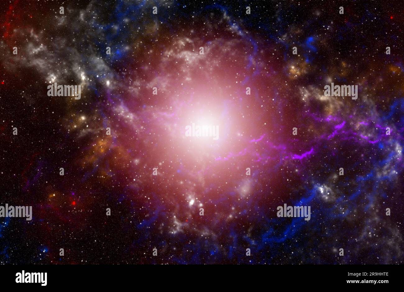 Cosmic art background. Planets and galaxy, science fiction wallpaper ...