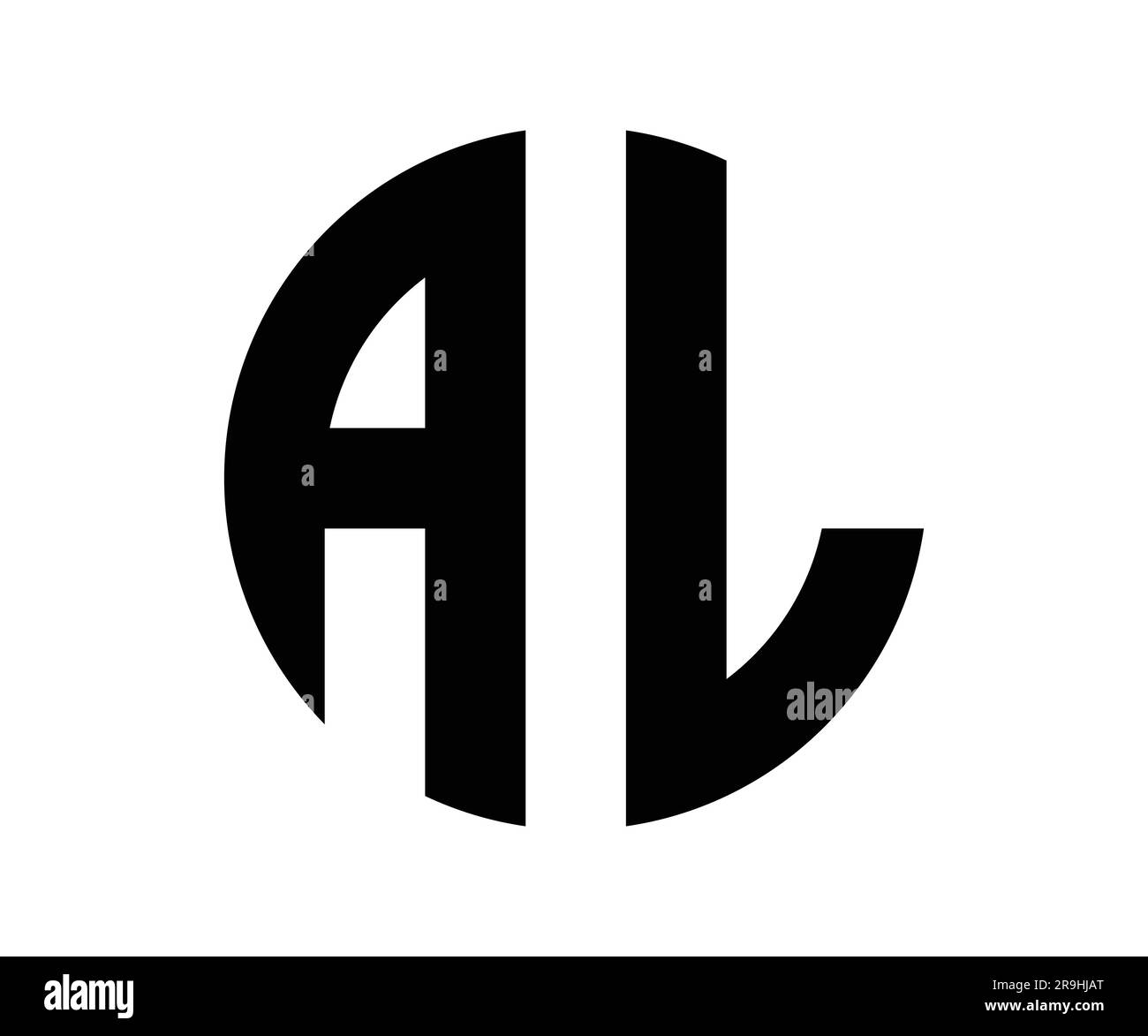AL letter logo design vector template Stock Vector