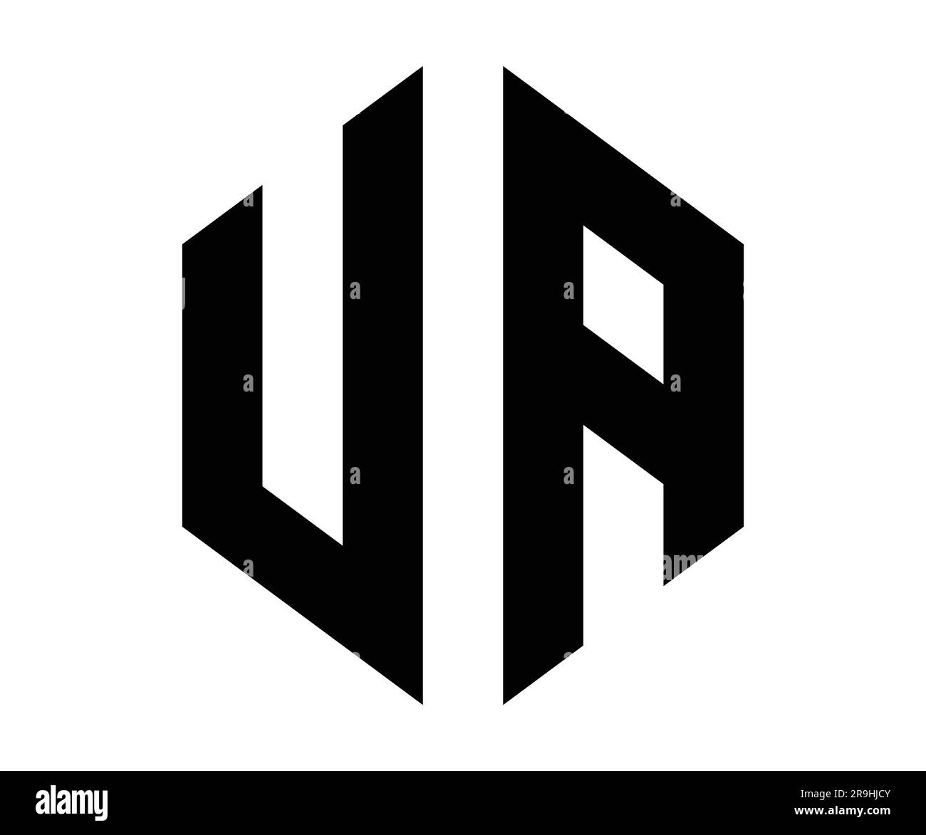 U A letter logo design vector template Stock Vector