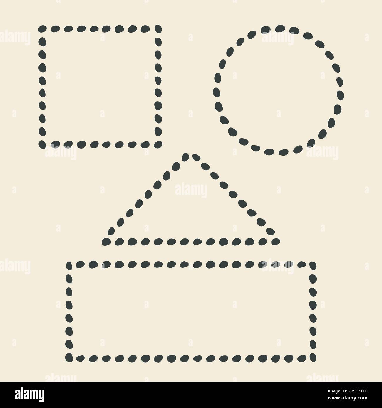 Border dot hi-res stock photography and images - Alamy