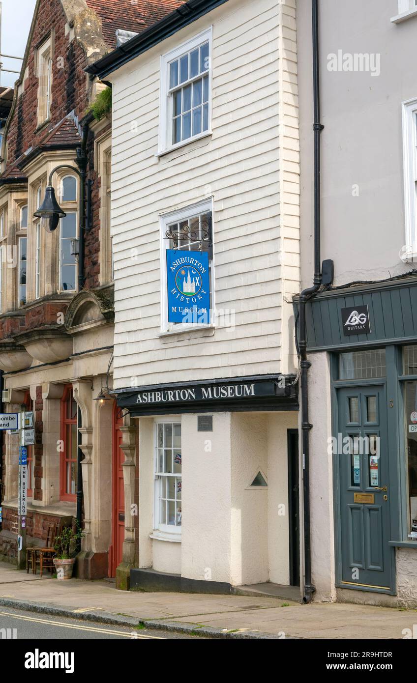 Town history museum, town of Ashburton, south Devon, England, UK Stock