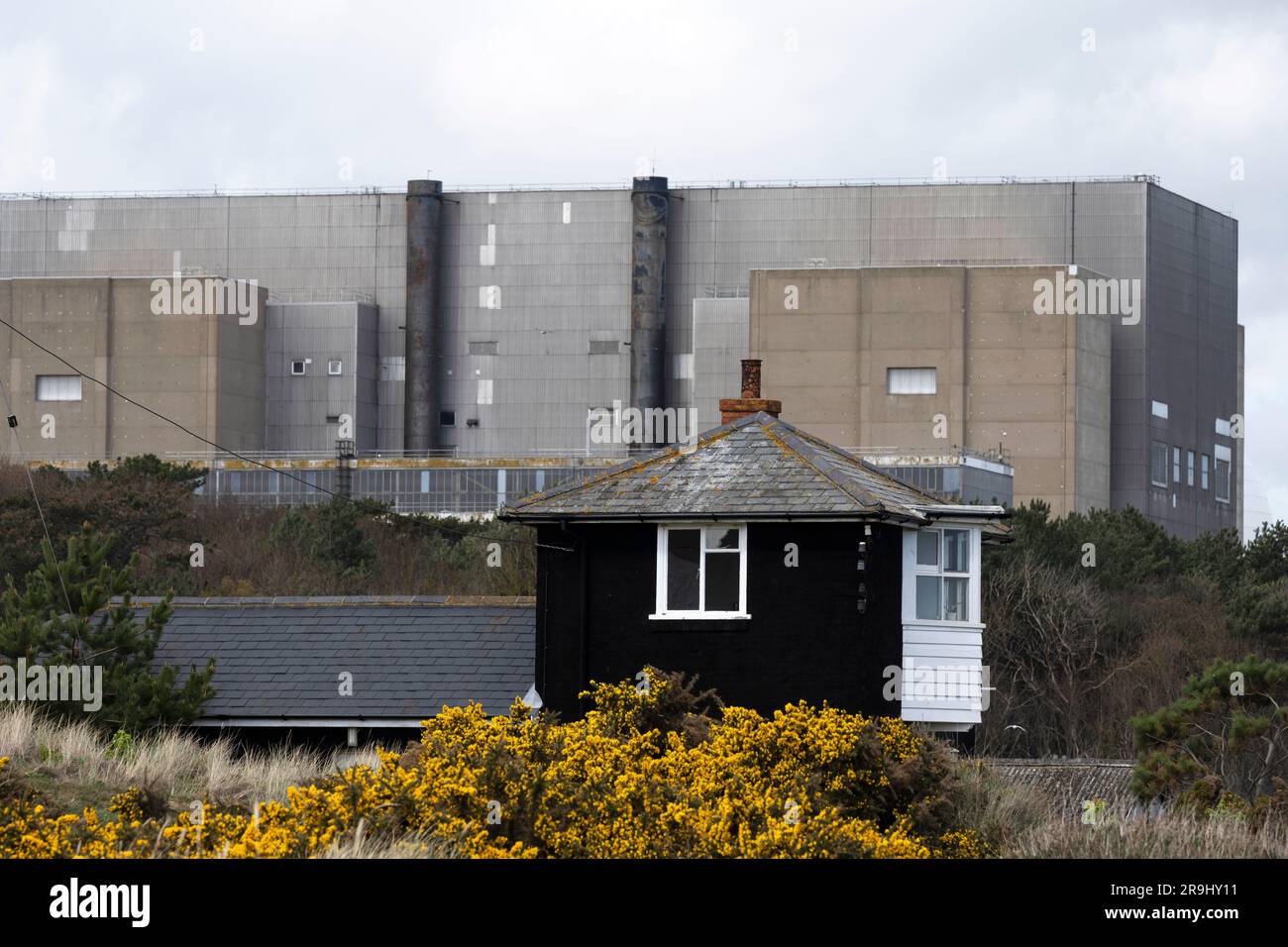 Former lookout tower Sizewell Suffolk UK Stock Photo - Alamy