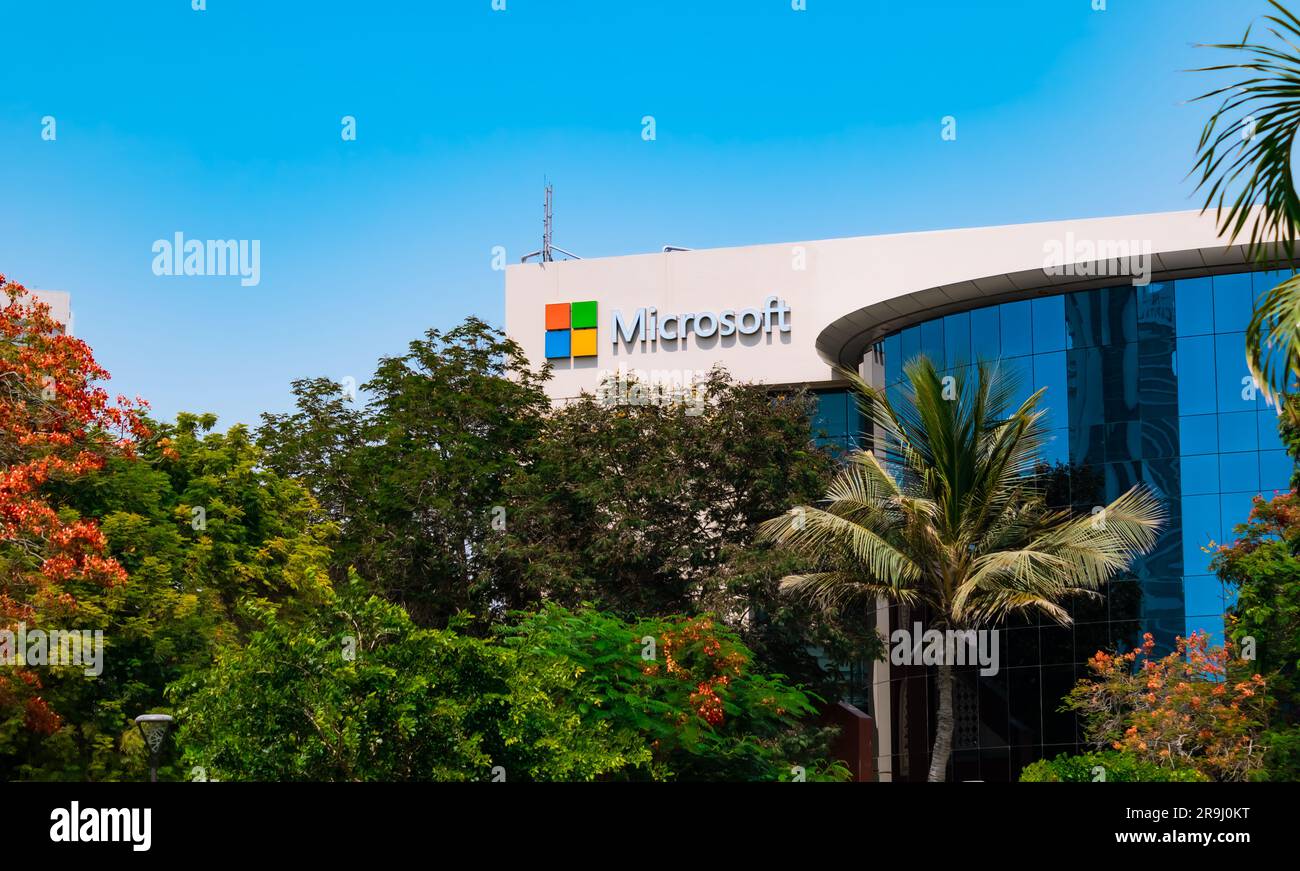 Dubai, UAE 25062023 Microsoft office building Stock Photo Alamy