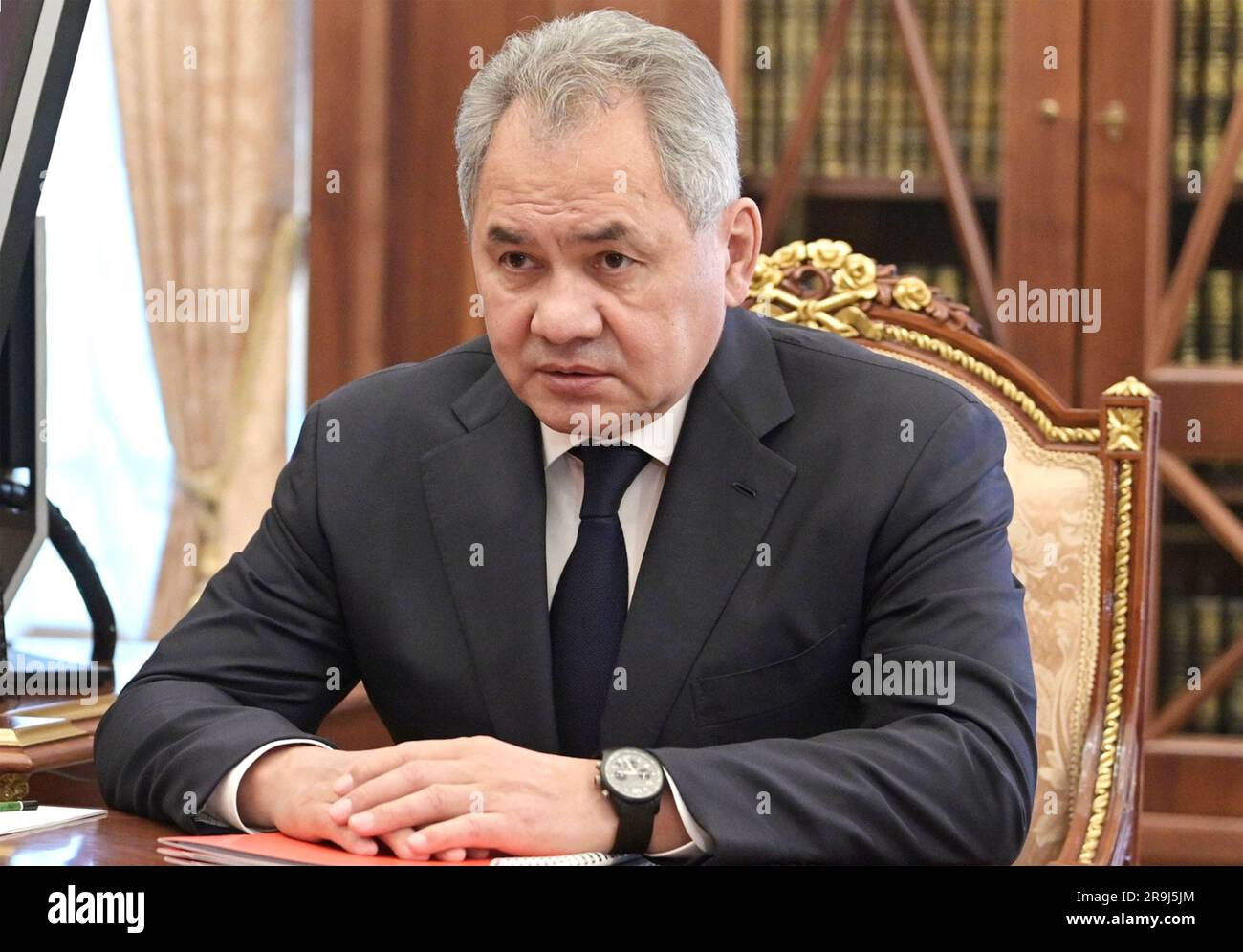 SERGEI SHOIGU Russian Minister of Defence in 2023 Stock Photo