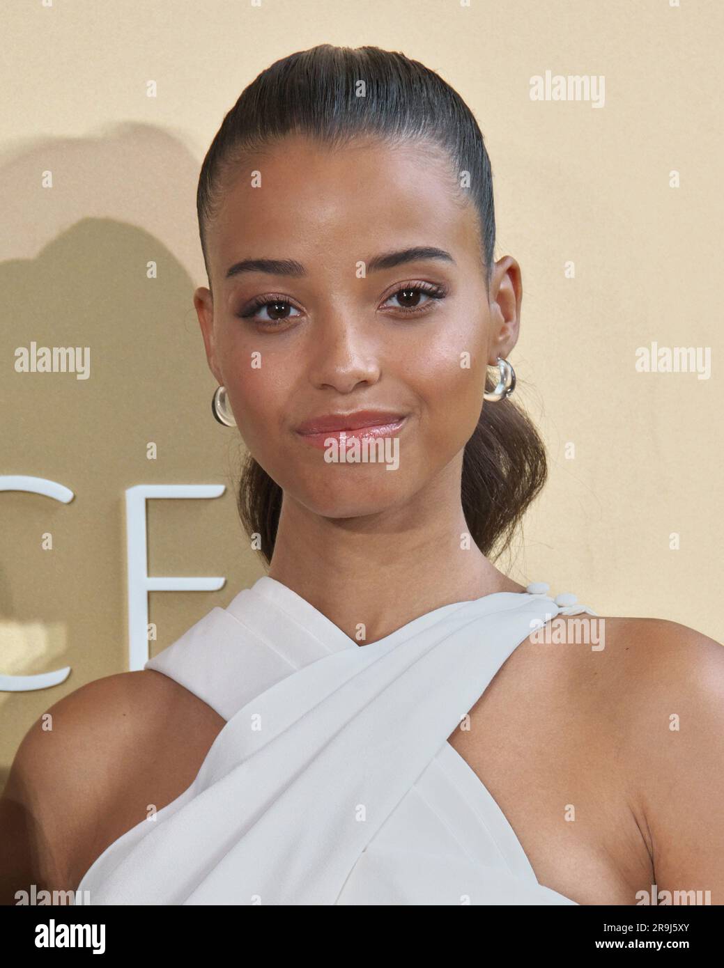 Tokyo, Japan. 27th June, 2023. Actress Ella Balinska attends the event 'The science of skin intelligence' for Cle de Peau Beaute of Shiseido in Tokyo, Japan on Tuesday, June 27, 2023. Photo by Keizo Mori/UPI Credit: UPI/Alamy Live News Stock Photo