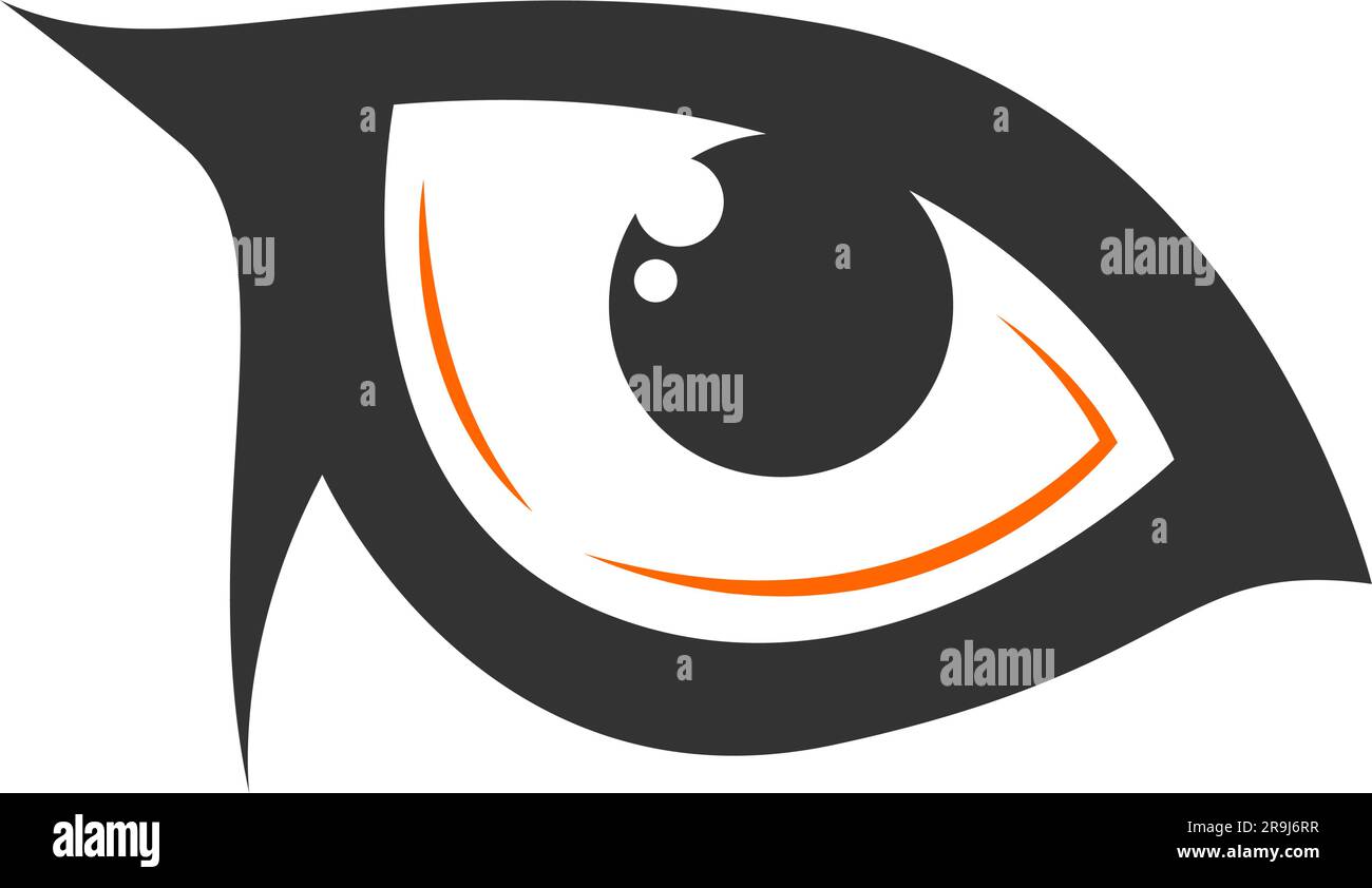 Eyes logo icon design illustration Stock Vector