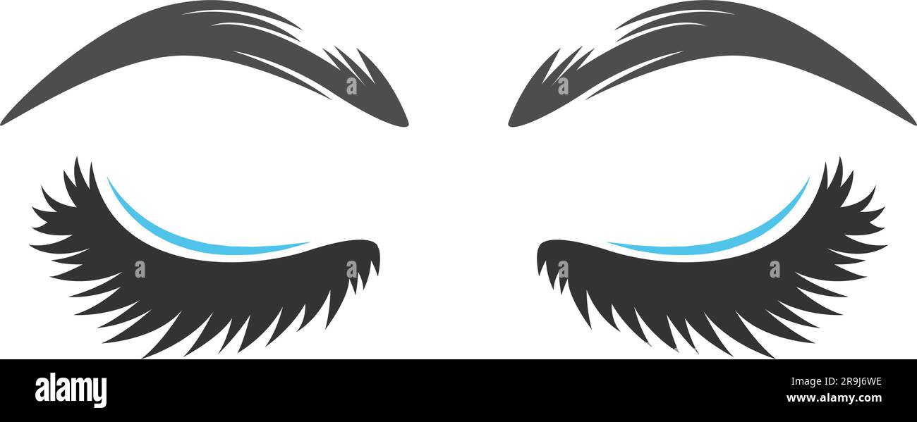 Eyes logo icon design illustration Stock Vector