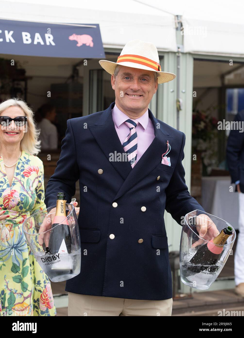 HenleyonThames, Oxfordshire, UK. 27th June, 2023. Guests enjoying