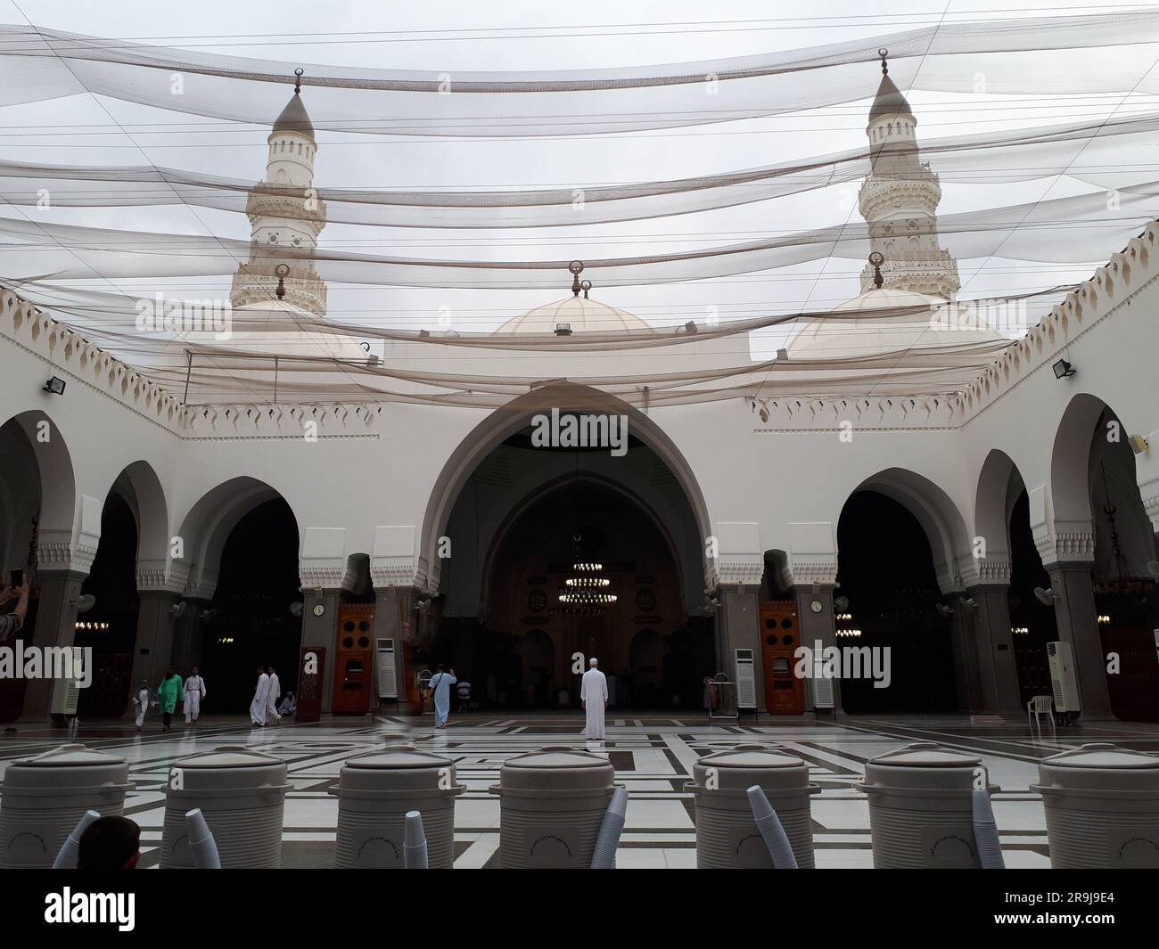 A View From The Quba Mosque, The First Mosque Of The Muslims Stock ...