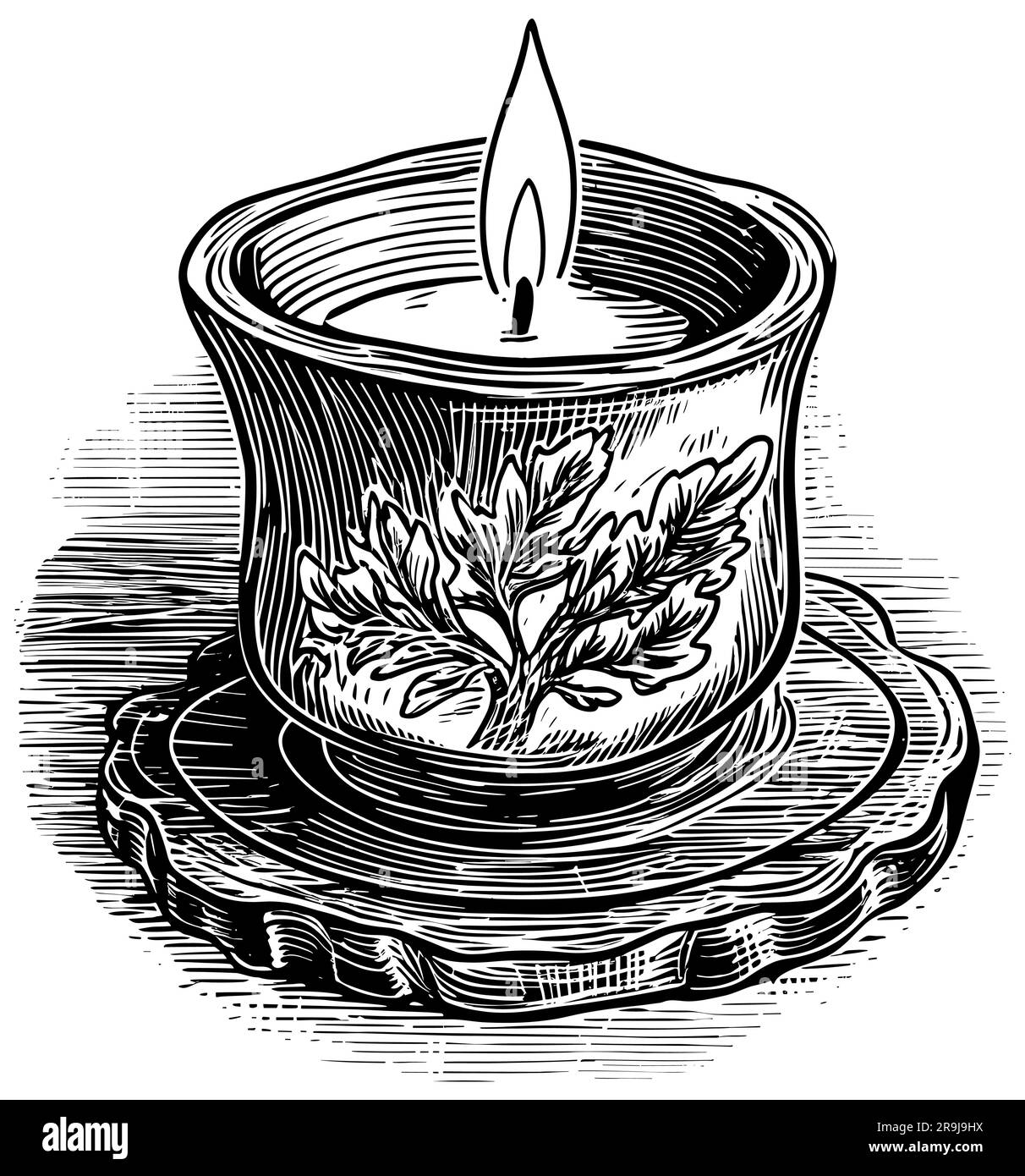 Hand carved linocut hires stock photography and images Alamy