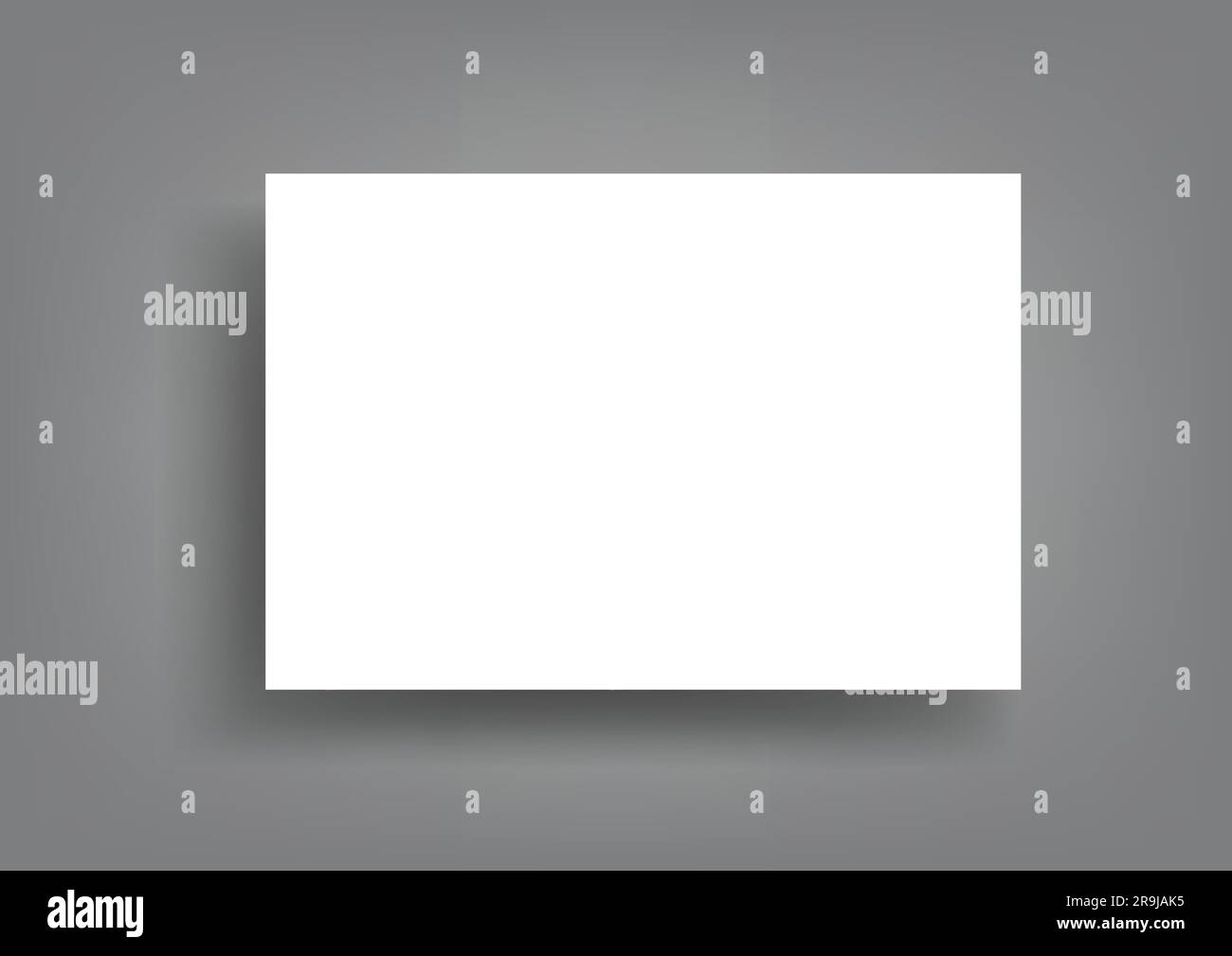 white rectangle board banner with shadow Stock Vector Image & Art - Alamy
