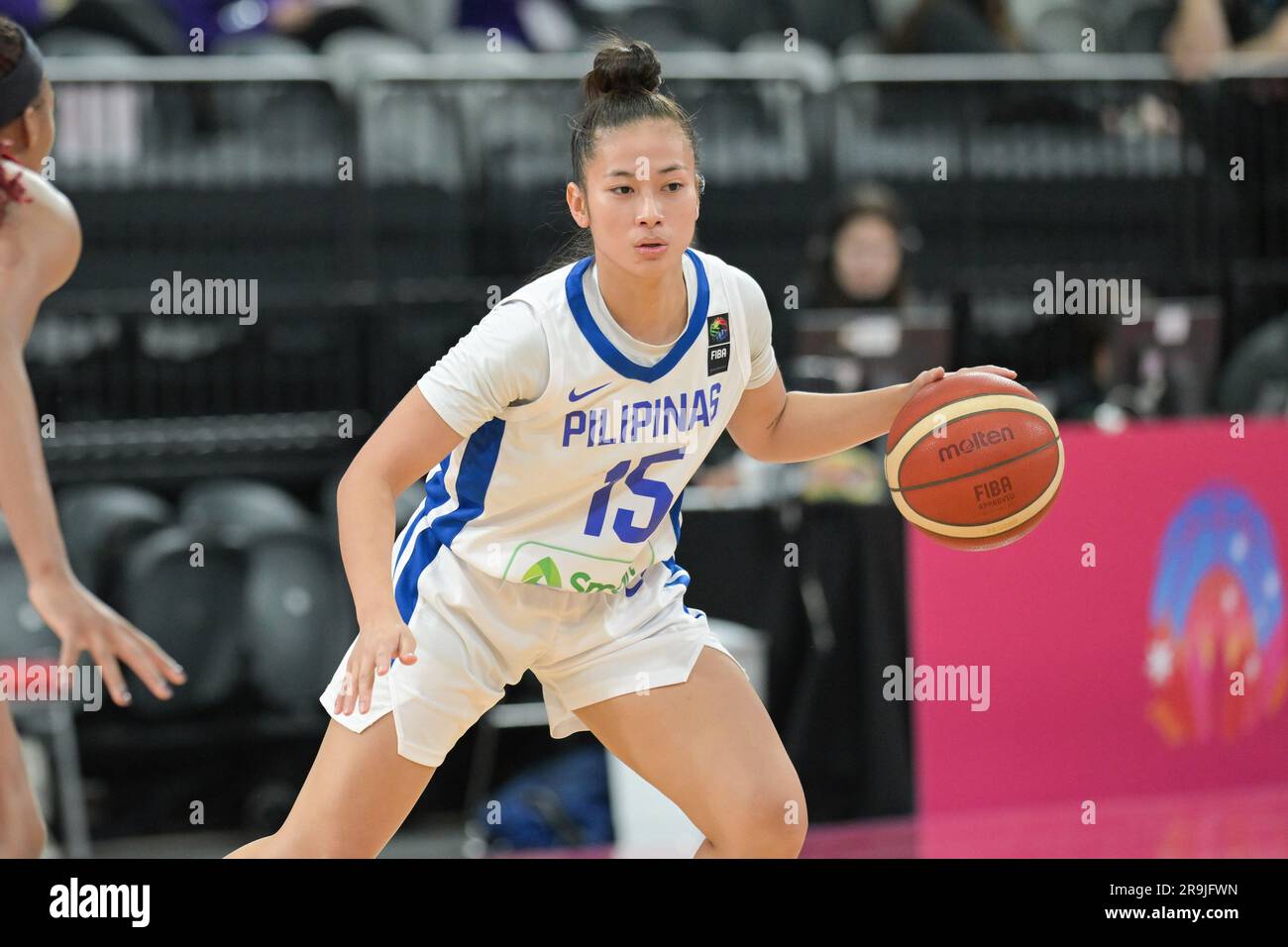 Sydney, Australia. 27th June, 2023. Jhazmin Joson of the Philippine Women Basketball team seen