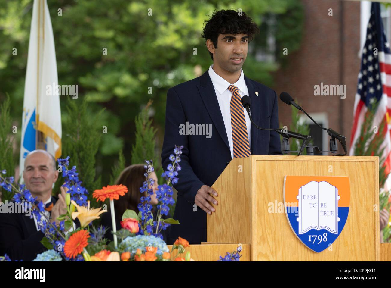 High School Graduation Ceremony Stock Photo Alamy