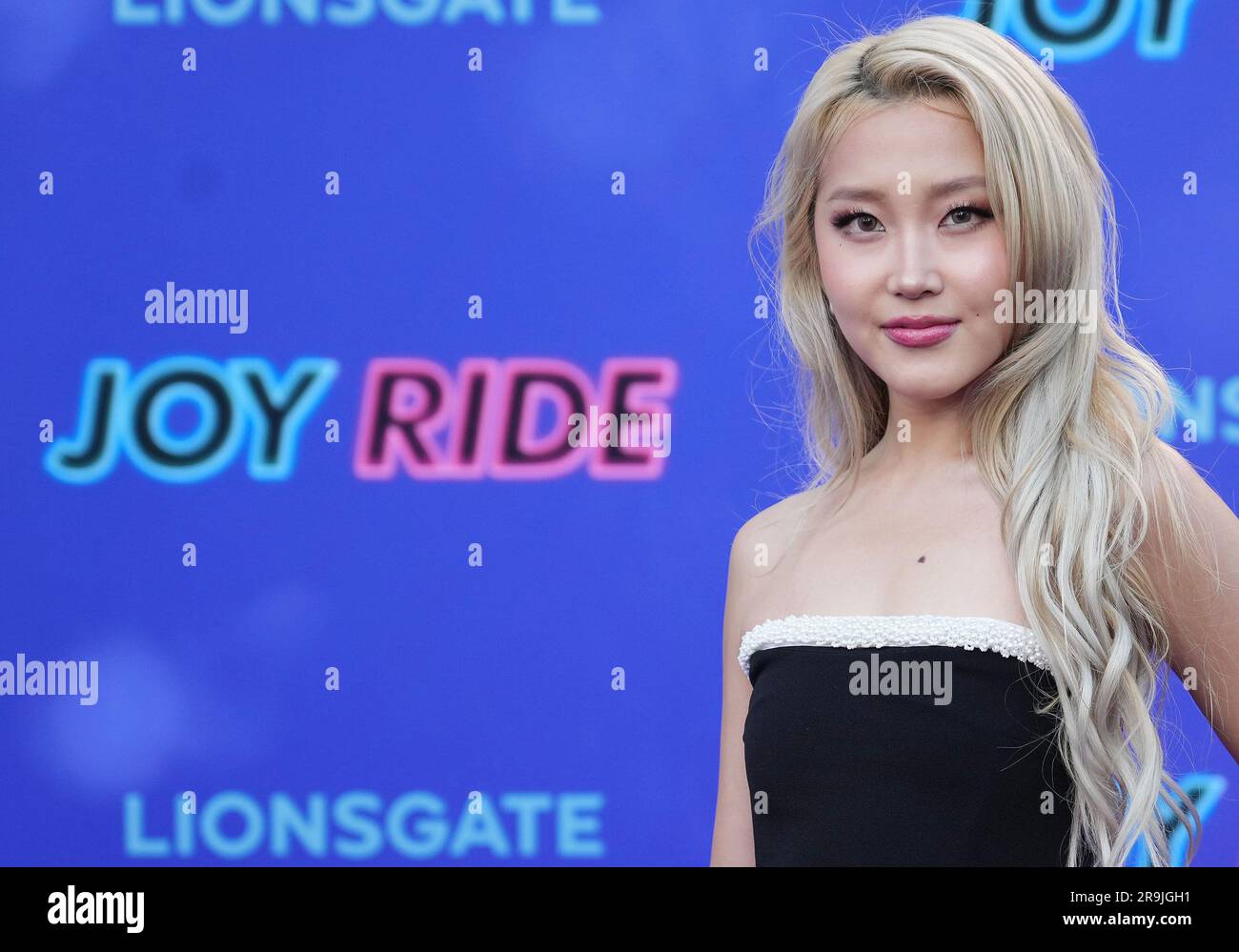 Heyoon Jeong arrives at the Lionsgate's JOY RIDE Los Angeles Premiere ...