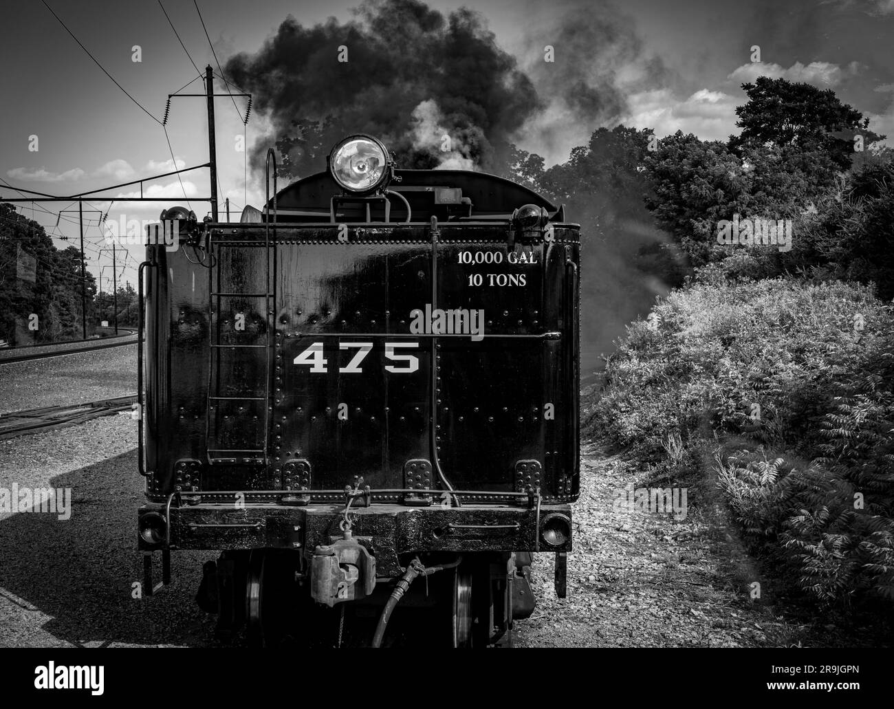 Railroad view Black and White Stock Photos & Images - Alamy