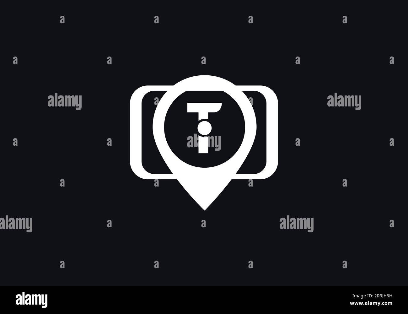 Location Track sign. Location tracker logo. Location symbol on phone