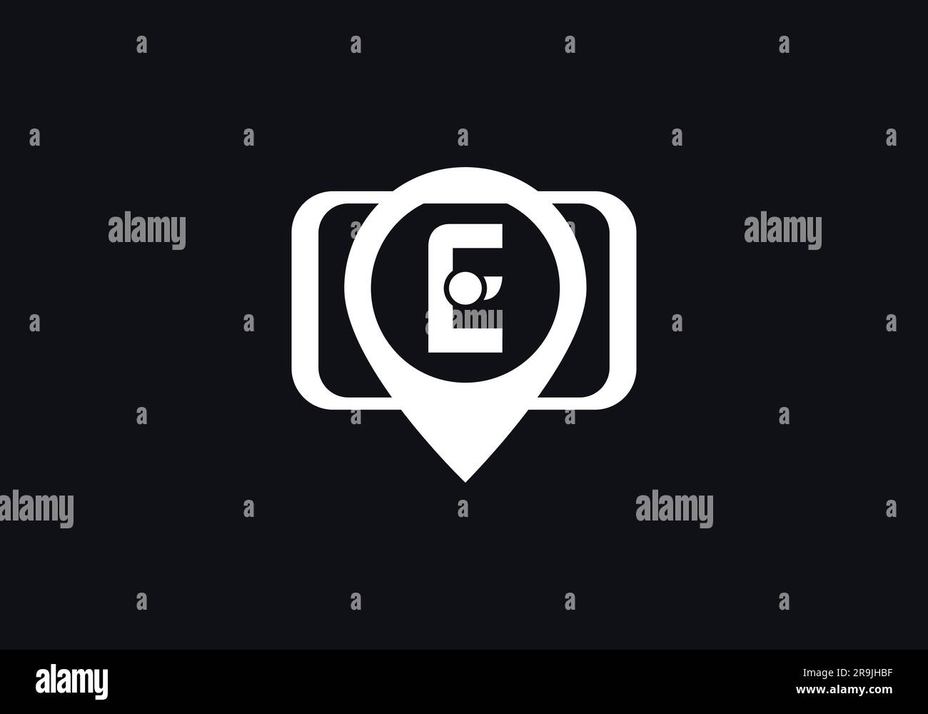 Location Track sign. Location tracker logo. Location symbol on phone