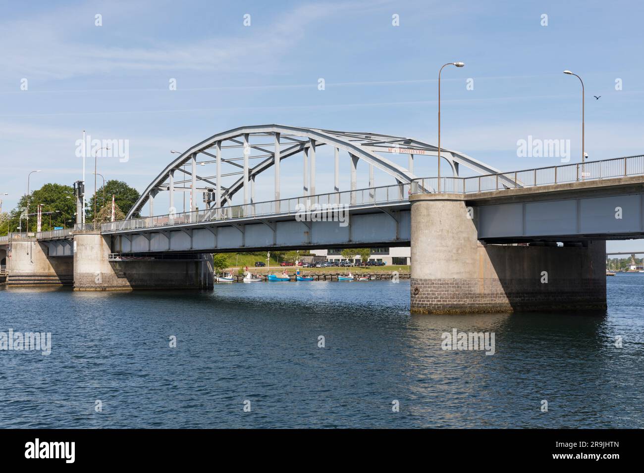 King Christian X bridge (Kong Christian X. bro) at Sønderborg, Als Denmark Stock Photo