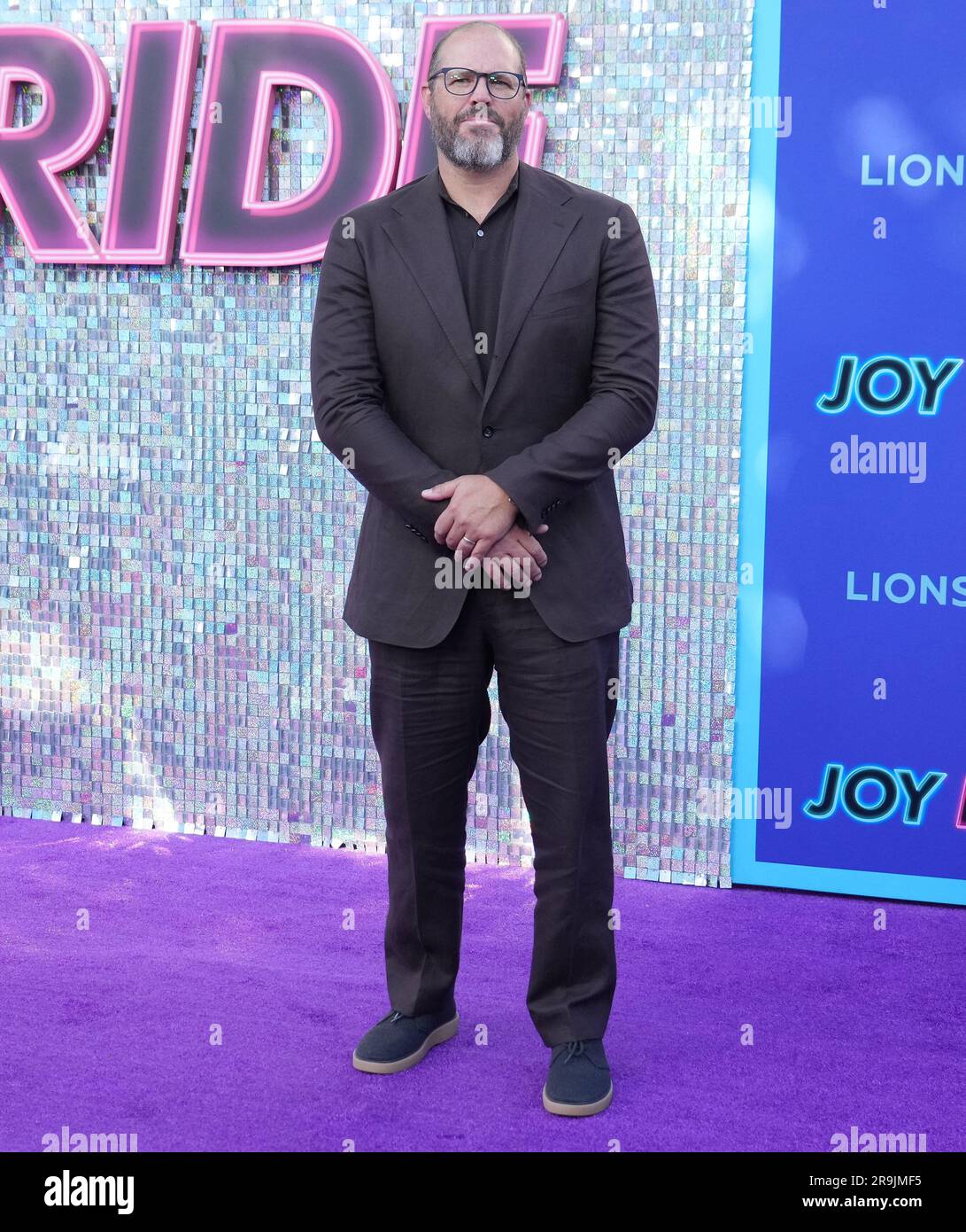 David Denman arrives at the Lionsgate's JOY RIDE Los Angeles Premiere held at the Regency Village Theater in Westwood, CA on Monday, ?June 26, 2023. (Photo By Sthanlee B. Mirador/Sipa USA) Stock Photo