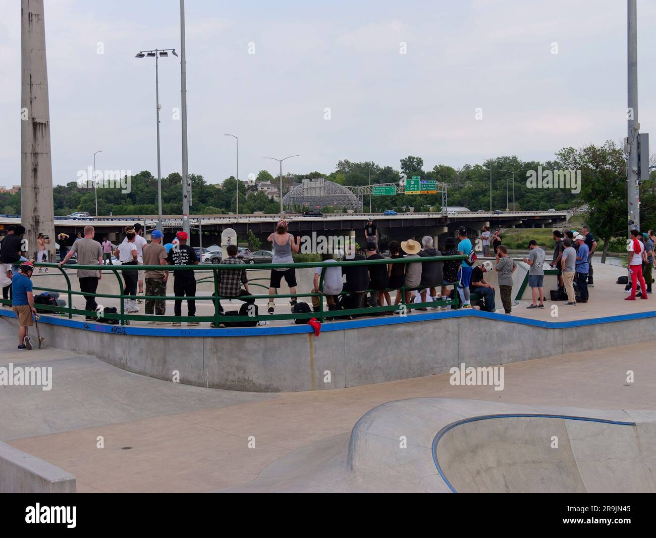 Des Moines, Iowa June 24, 2023 Iowa Ruckus Rollerblading Competition