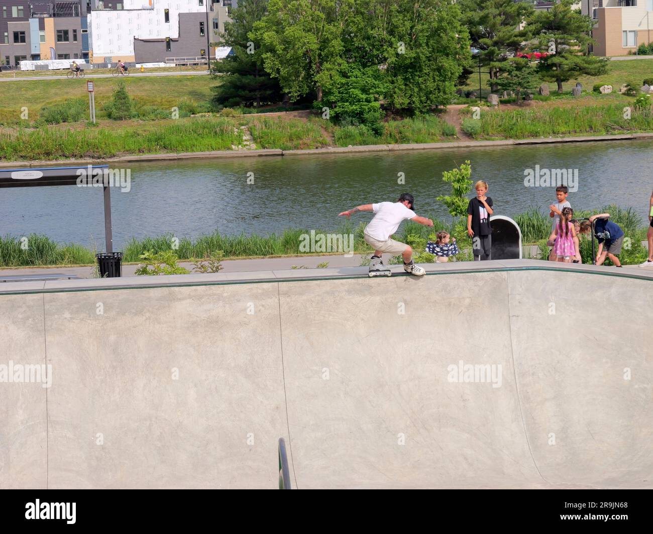 Des Moines, Iowa June 24, 2023 Iowa Ruckus Rollerblading Competition