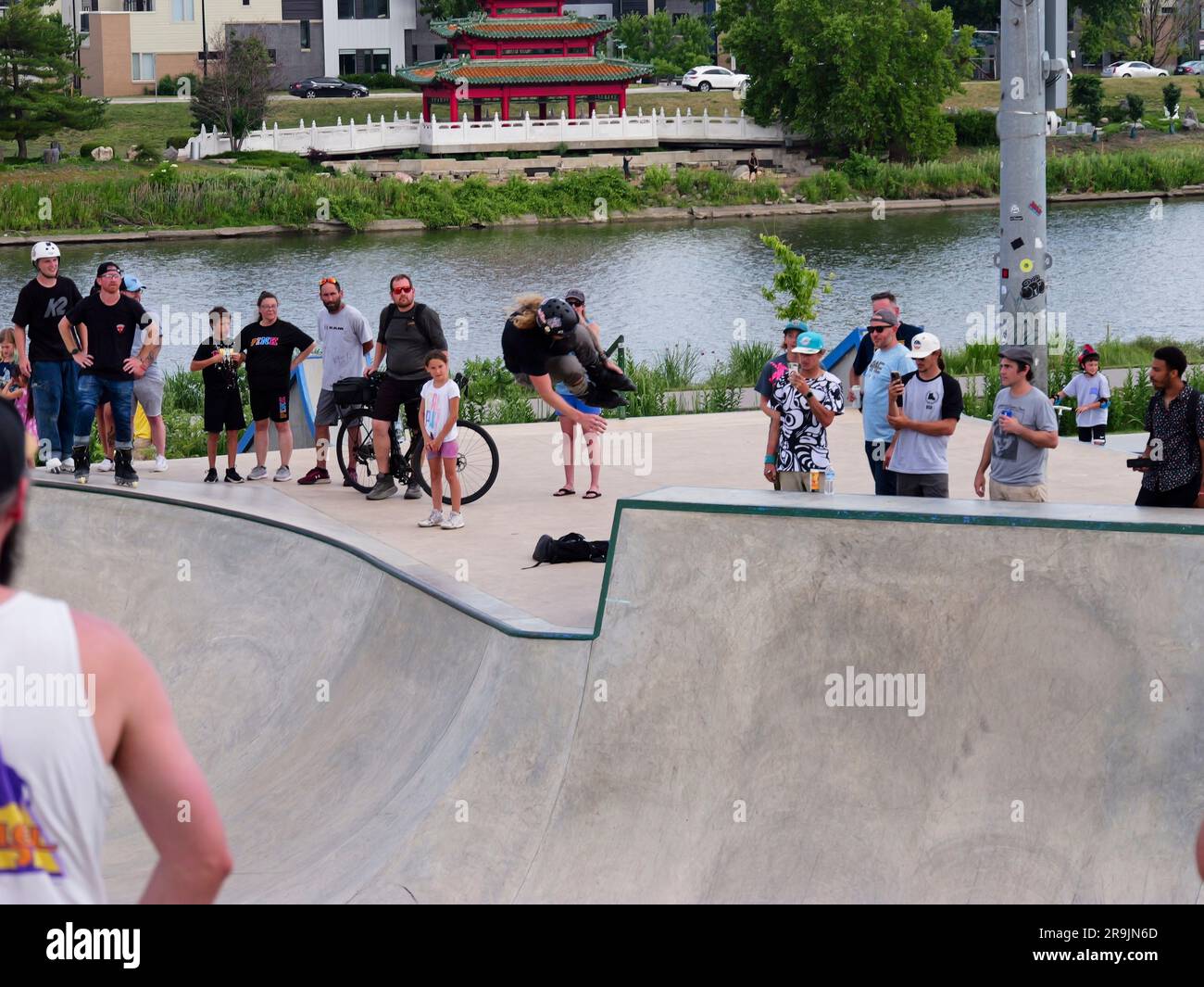 Des Moines, Iowa June 24, 2023 Iowa Ruckus Rollerblading Competition