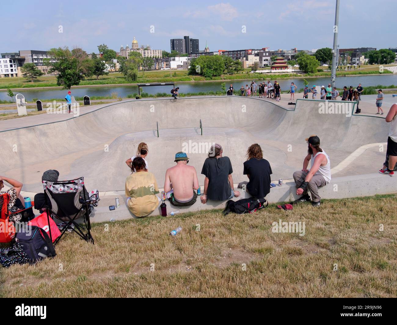 Des Moines, Iowa June 24, 2023 Iowa Ruckus Rollerblading Competition
