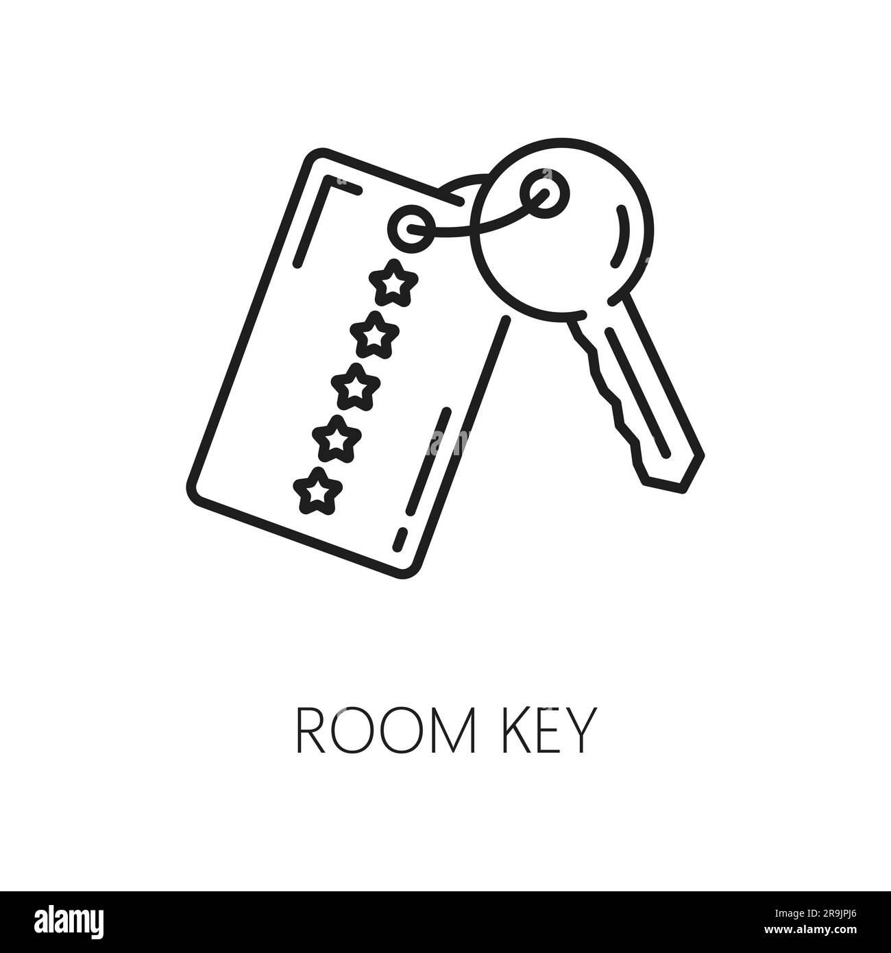 Room Key From Five Star Hotel Unlock Door Icon Vector Apartment room-key-from-five-star-hotel-unlock-door-icon-vector-apartment