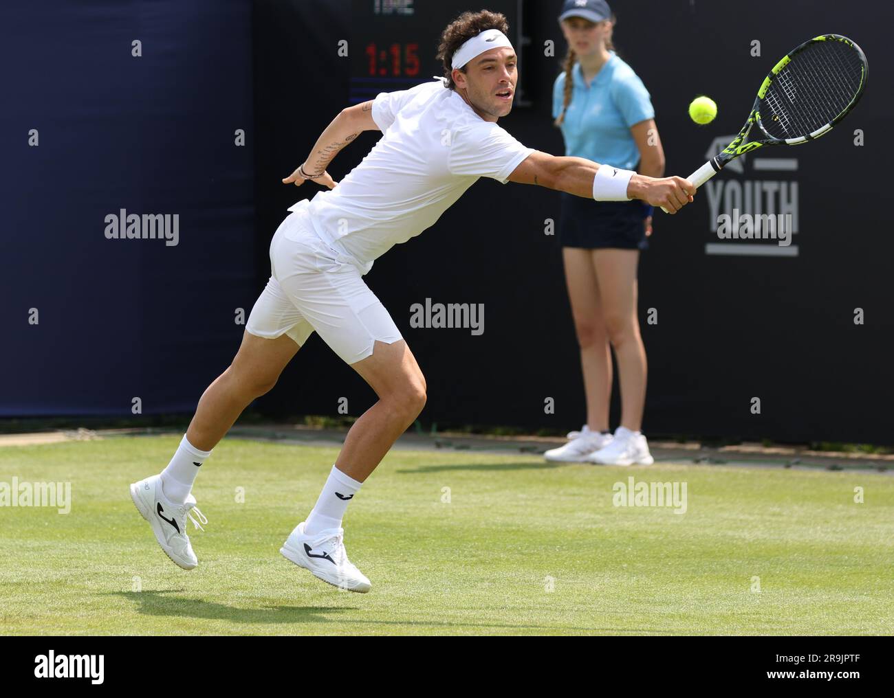 27th June 2023; Devonshire Park, Eastbourne, East Sussex, England Rothesay International Eastbourne, Day 2; Marco Cecchinato (